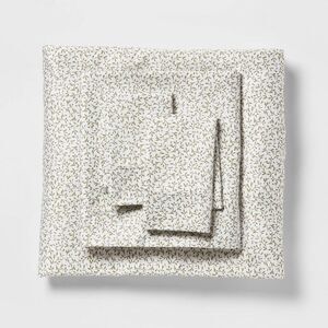 Open Box - Threshold - Twin/Twin XL Printed Performance 400 Thread Count Green